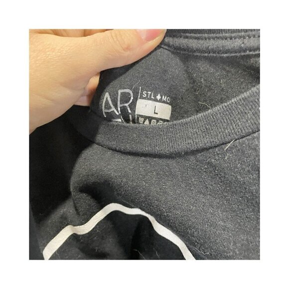 Arch Apparel St Louis MO T-Shirt Unisex L Black Classic Logo T-shirt Short Sleev - Picture 3 of 4